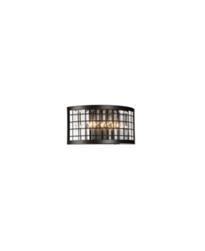 Cwi Lighting Meghna 3 Light Wall Sconce In Brown