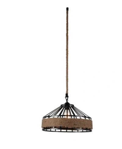 Cwi Lighting Padma 1 Light Chandelier In Black