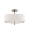 Designer's Fountain Designers Fountain Palatial Semi-flush In Chrome