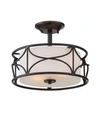 Designer's Fountain Designers Fountain Avara 2 Light Semi-flush In Bronze