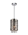 Cwi Lighting Bubbles 1 Light Mini Pendant In Chrome