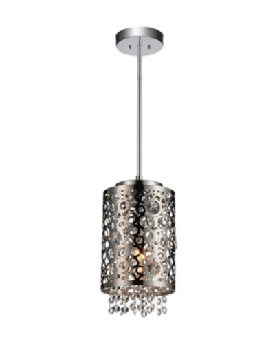 Cwi Lighting Bubbles 1 Light Mini Pendant In Chrome