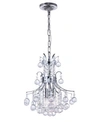 Shop Cwi Lighting Princess 3 Light Mini Pendant In Chrome