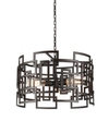 Shop Cwi Lighting Litani 3 Light Chandelier In Brown