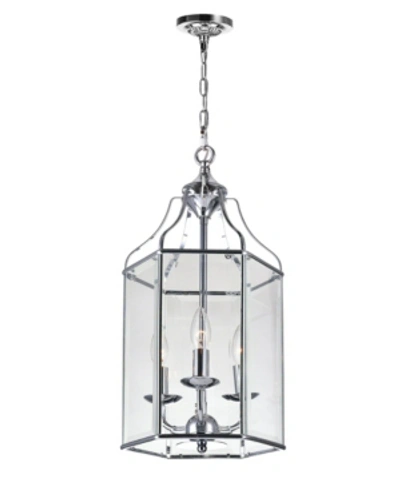 Cwi Lighting Maury 3 Light Mini Pendant In Chrome