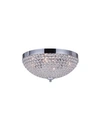 Cwi Lighting Globe 4 Light Flush Mount In Chrome
