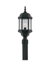 Designer's Fountain Designers Fountain Devonshire Post Lantern In Black