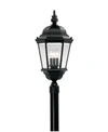 Designer's Fountain Designers Fountain Builder Cast Aluminum Post Lantern In Black