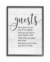 Stupell Industries Guests Feel At Home Framed Giclee Art, 11" X 14" In Multi
