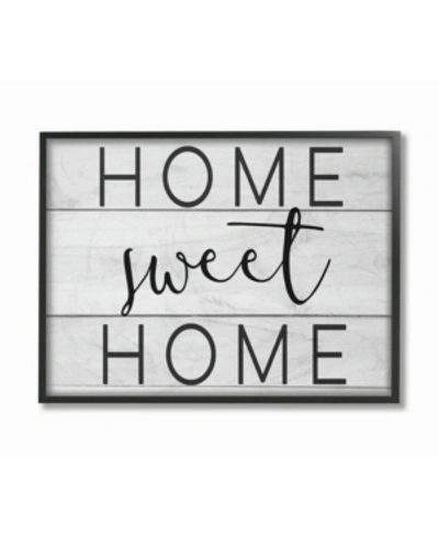 Stupell Industries Home Sweet Home Planks Framed Giclee Art, 11" X 14" In Multi