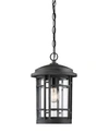 Designer's Fountain Designers Fountain Barrister 1 Light Outdoor Hanging Lantern In Pewter