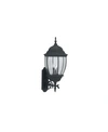 Designer's Fountain Designers Fountain Tiverton Wall Lantern In Black