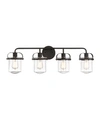 Designer's Fountain Designers Fountain Jaxon 4 Light Bath Bar In Bronze