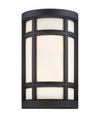 Designer's Fountain Designers Fountain Logan Square Wall Sconce In Black