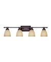 Designer's Fountain Designers Fountain Apollo 4 Light Bath Bar In Bronze