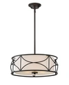 Designer's Fountain Designers Fountain Avara 3 Light Inverted Pendant In Bronze