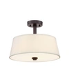 DESIGNER'S FOUNTAIN STUDIO 2 LIGHT SEMI-FLUSH