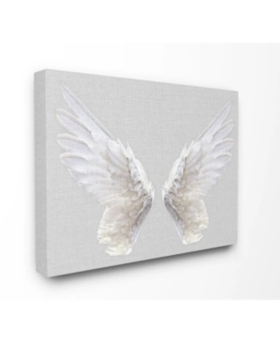 Stupell Industries Gray Wings Canvas Wall Art, 16" X 20" In Multi