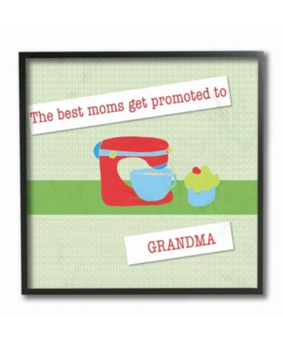 Stupell Industries Promoted To Grandma Vintage-inspired Mixer Framed Giclee Art, 12" X 12" In Multi