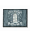 STUPELL INDUSTRIES LIFE'S JUST RIGHT LIGHTHOUSE FRAMED GICLEE ART, 11" X 14"
