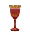 Lorren Home Trends Red Goblets - Set Of 6 In Red