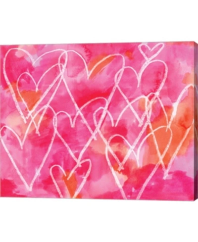 Metaverse Hearts By Anne Seay Canvas Art, 24.25" X 20" In Multi