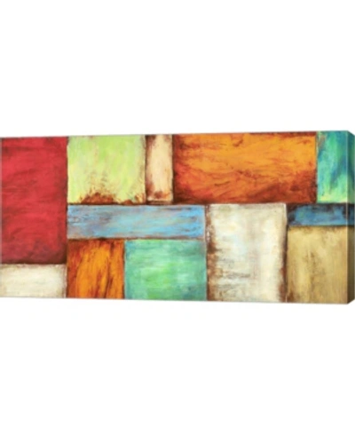 Metaverse Colors Of The Desert By Anne Munson Canvas Art, 32" X 16" In Multi