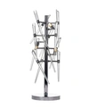 Cwi Lighting Icicle 3 Light Table Lamp In Chrome