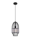 Cwi Lighting Alethia 1 Light Mini Pendant In Black