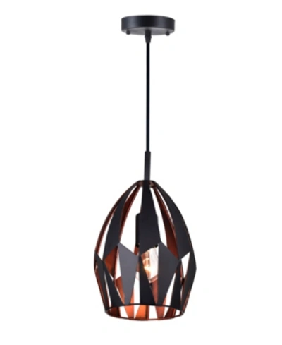 Cwi Lighting Oxide 1 Light Down Mini Pendant In Multi