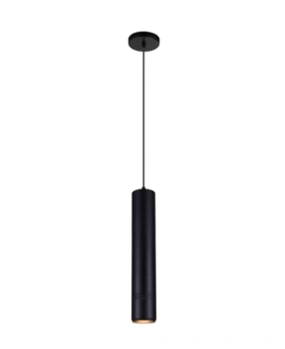 Cwi Lighting Stowe 1 Light Mini Pendant In Black