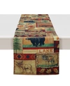 LAURAL HOME LODGE COLLAGE TABLE RUNNER