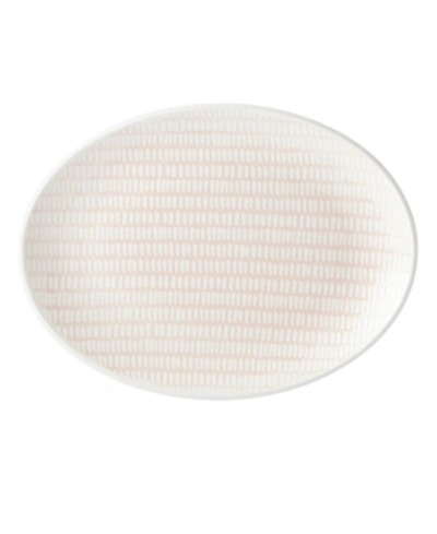 LENOX TEXTURED NEUTRALS DOBBY OVAL PLATTER