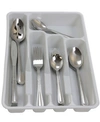 GIBSON HOME BASIC LIVING ASTON 45 PIECE FLATWARE SET WITH PLASTIC TRAY
