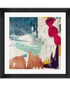 METAVERSE COLORS ROYALE I BY ANNE MUNSON FRAMED ART, 32" X 32"