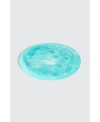 Nashi Home Round Cutting Board In Aqua Swirl
