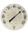 Infinity Instruments Round Wall Thermometer In Ivory