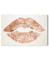 OLIVER GAL SOLID KISS COPPER CANVAS ART, 45" X 30"