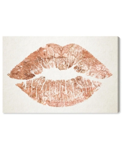 Oliver Gal Solid Kiss Copper Canvas Art, 45" X 30"