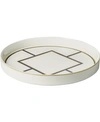 VILLEROY & BOCH METRO CHIC ROUND DECORATIVE TRAY