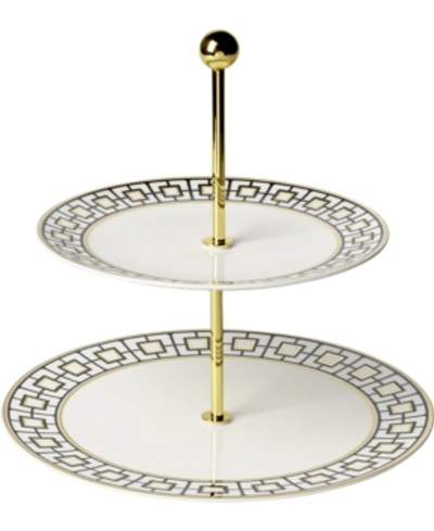 VILLEROY & BOCH METRO CHIC 2-TIERED SERVER