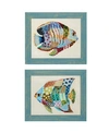 PARAGON PARAGON COSTA AND RICA FRAMED WALL ART SET OF 2, 21" X 25"