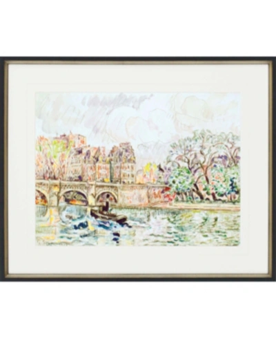 Paragon Paris Le Place Dauphine Framed Wall Art, 28" X 34" In Multi