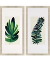 PARAGON PARAGON PALM LEAVES I FRAMED WALL ART SET OF 2, 43" X 21"