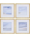 PARAGON PARAGON SHORES FRAMED WALL ART SET OF 4, 21" X 21"