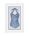 PARAGON PARAGON VINTAGE-LIKE SWIMSUIT 4 FRAMED WALL ART, 45" X 29"