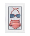PARAGON PARAGON VINTAGE-LIKE SWIMSUIT 1 FRAMED WALL ART, 45" X 29"