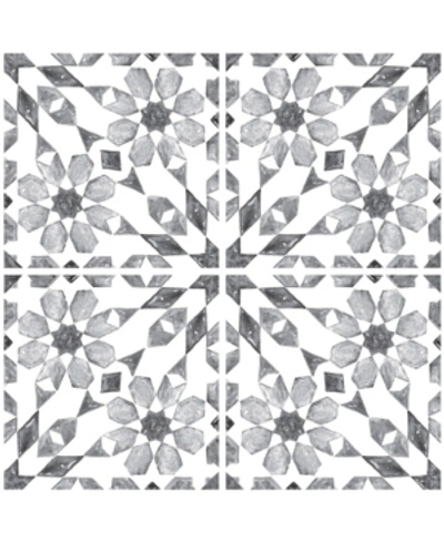 Inhome Catalan Peel Stick Backsplash Tiles In Grey