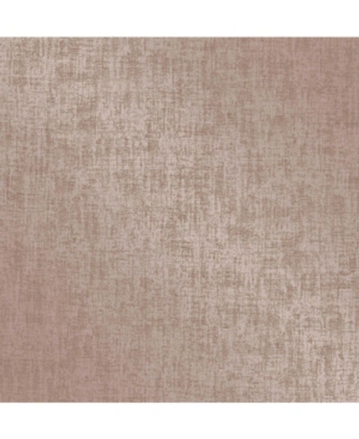 Fine Decor 20.5" X 396" Asher Rose Distressed Texture Wallpaper In Pink
