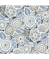 NUWALLPAPER 20.5" X 2592" DREAM ON NAVY PEEL STICK WALLPAPER